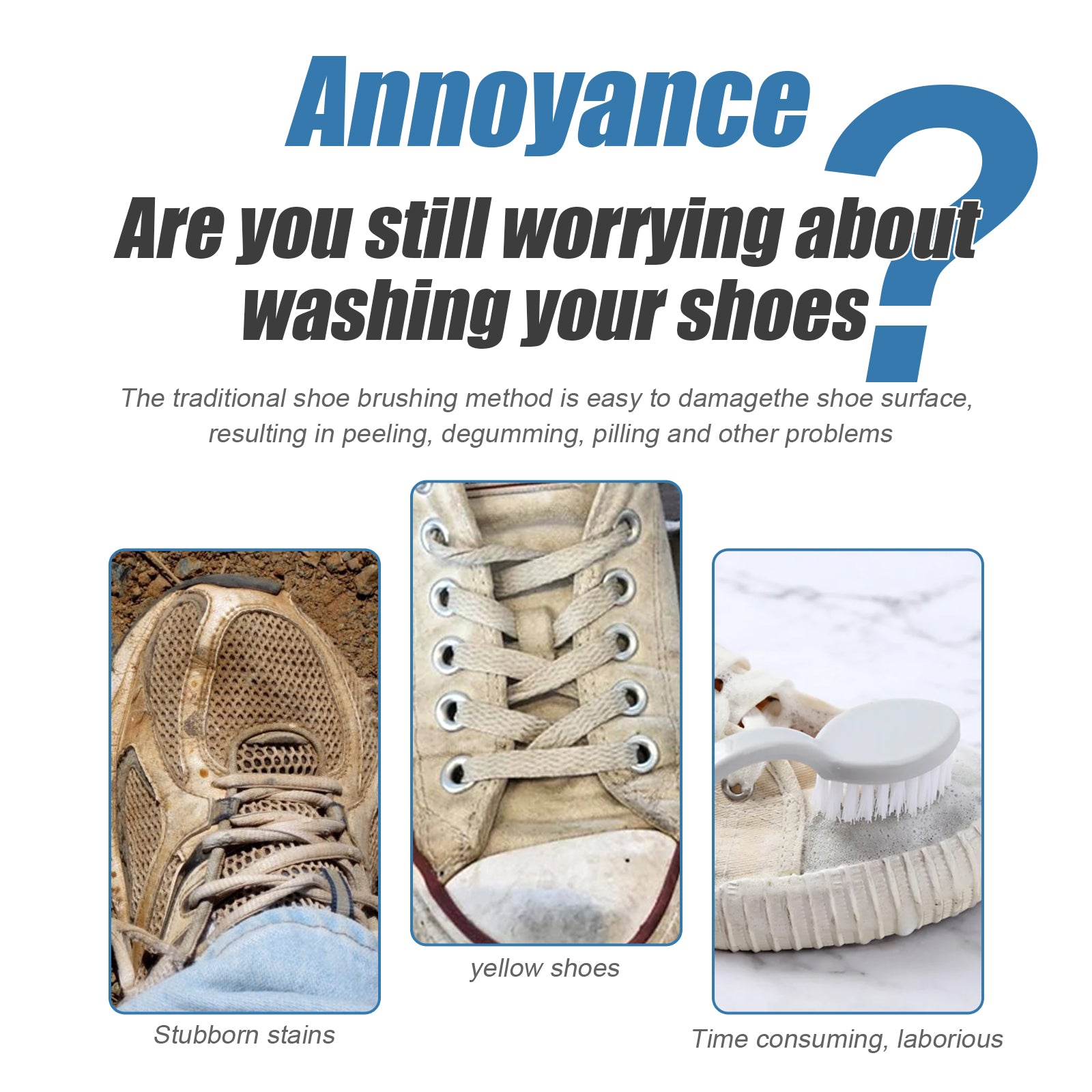 Brighten White Shoes Fast, Remove Stains, Shoe Whitening Cleaner for Small White Shoes ,73ml