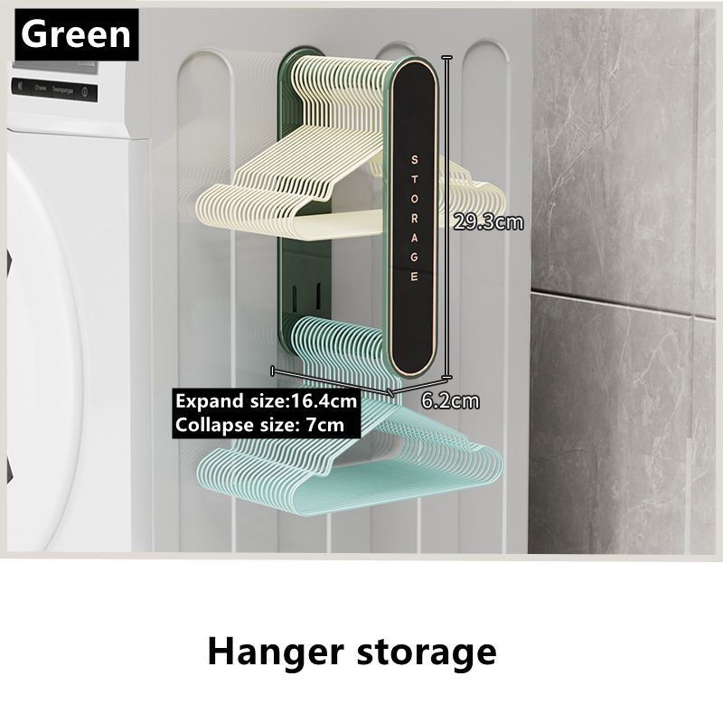 2 Pack Closet Organizers Clothes Hanger Storage Rack Retractable Balcony Organizer