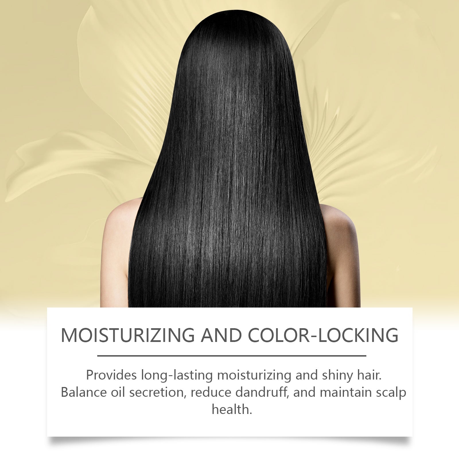 Black Hair Care Shampoo, Nourishing Keratin & Shea Butter, Frizz Control, Repair Damaged Hair ,50ml