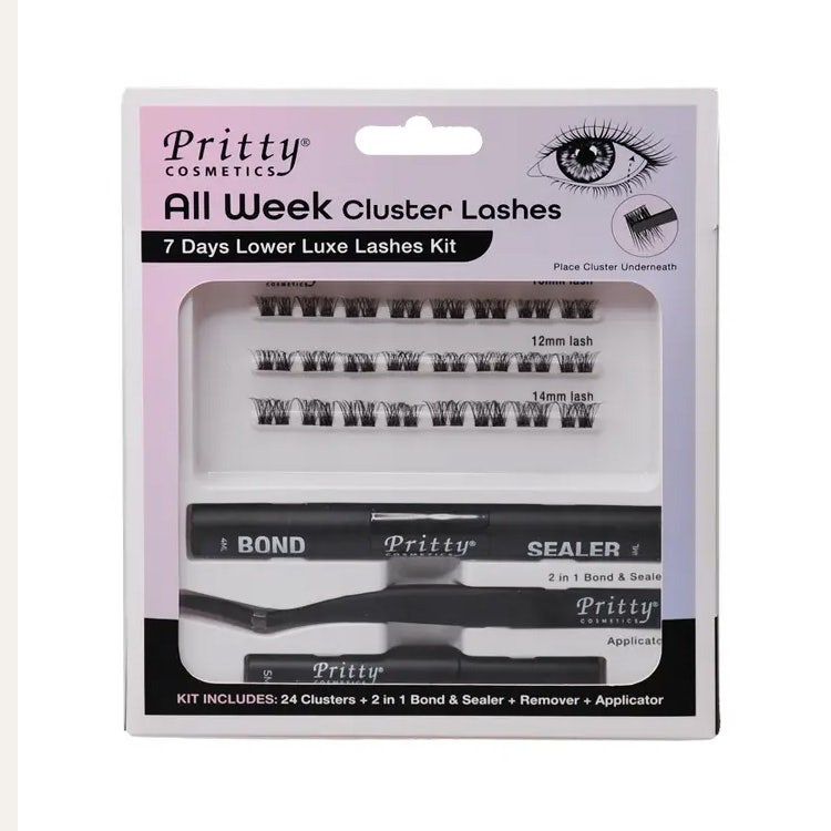 Pritty Lashes Kit DIY All Week, 24 Lash Clusters