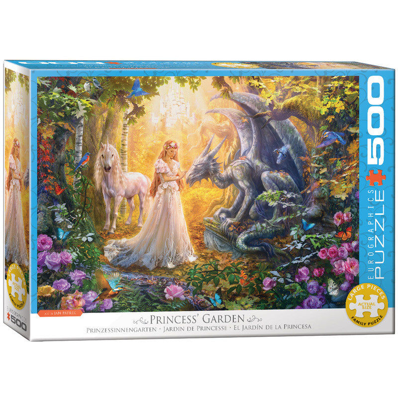 Princess' Garden 500 Pieces Puzzle