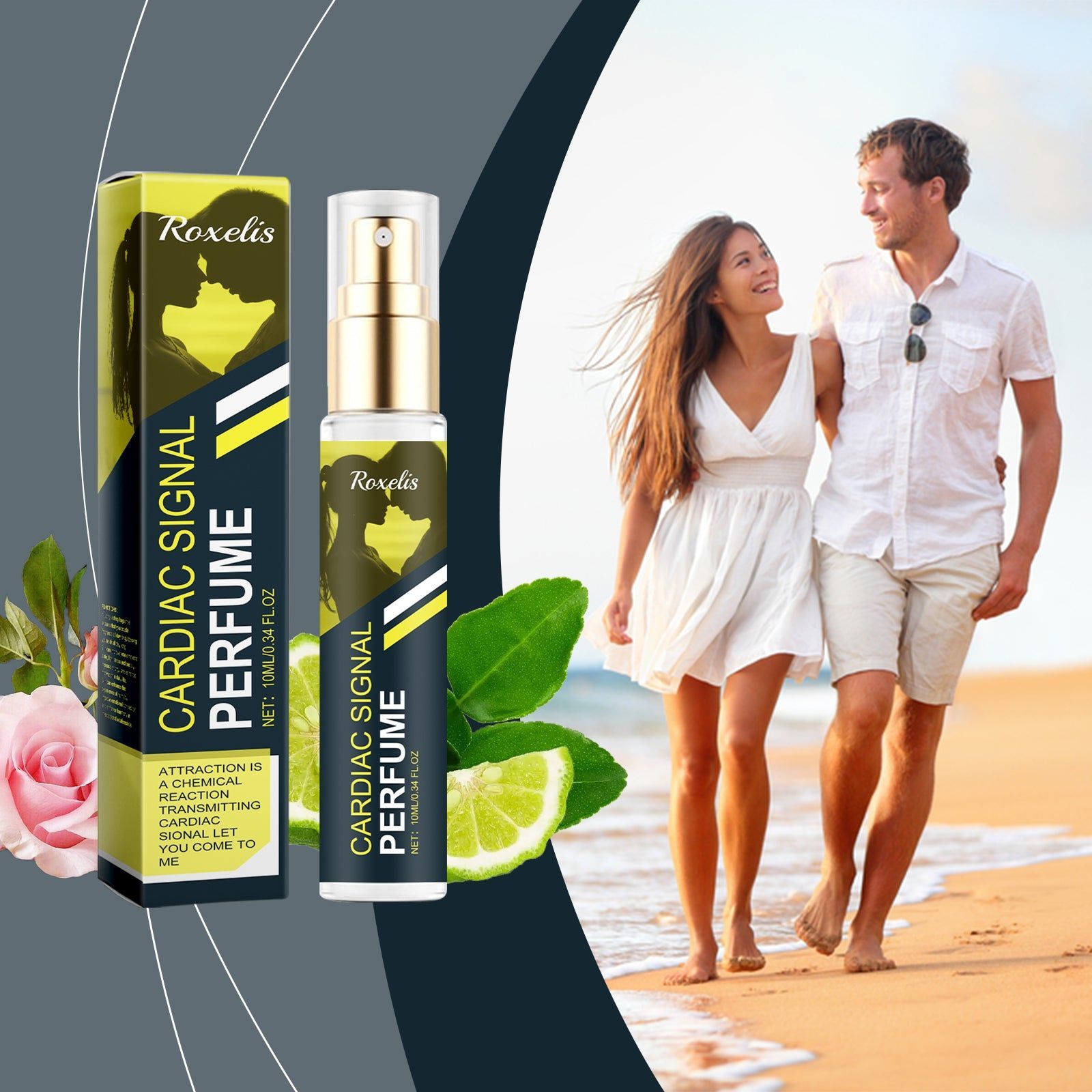 Charm Fragrance Mist, Fresh Aroma, Long-lasting, Elegant Portable Fragrance ,10ml/box