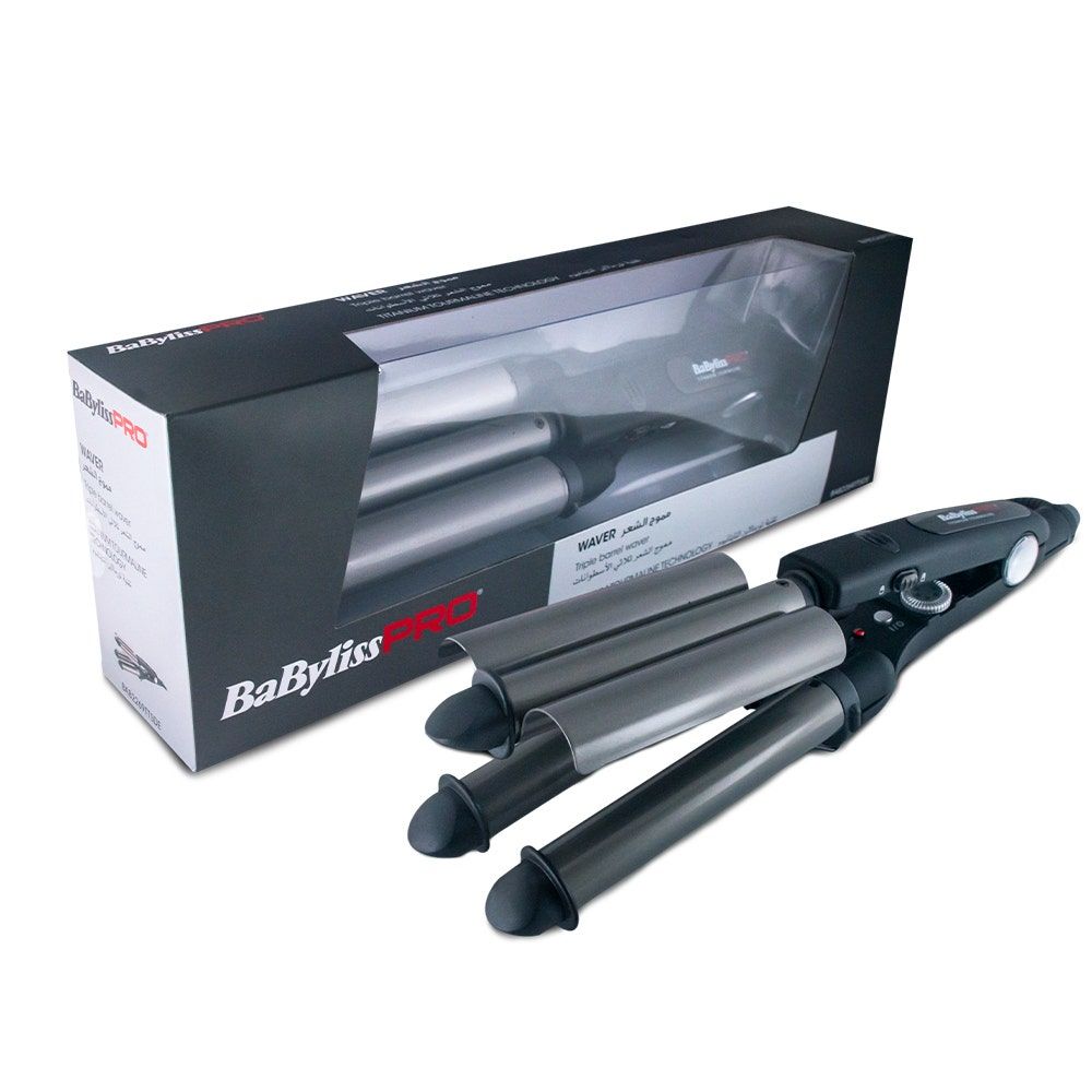 Babyliss Pro Triple Barrel Waver Large, 19 & 22mm