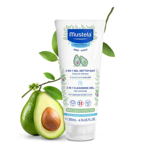 Mustela 2-in-1 Cleansing Gel 200 ml