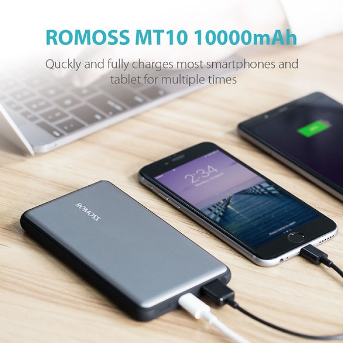 ROMOSS MT1040101 شاحن سريع QC3 Powerbank 10MAH