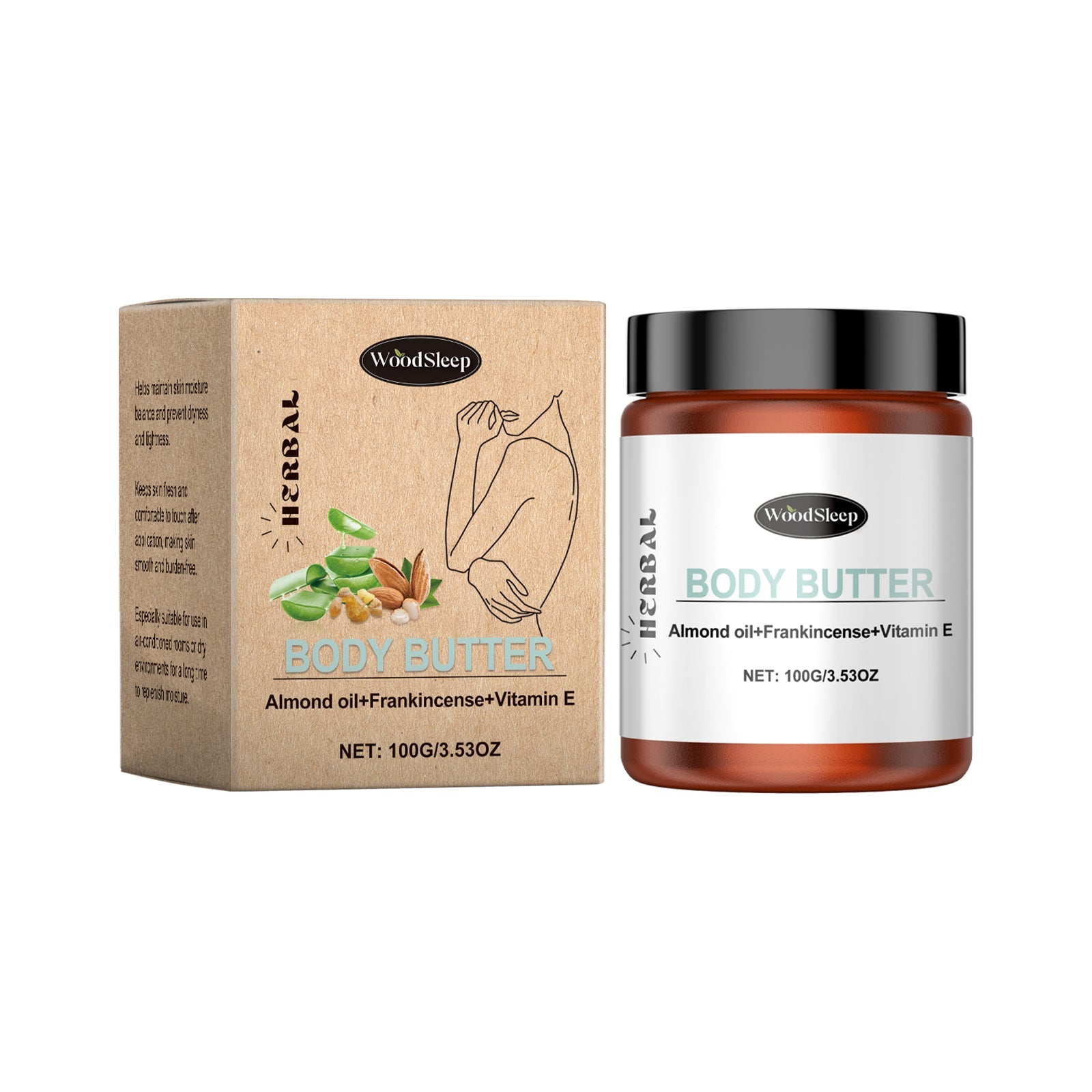 Body Moisturizer, Deep Hydrating, Non-Greasy, Winter Skin Care, Body Care ,100g