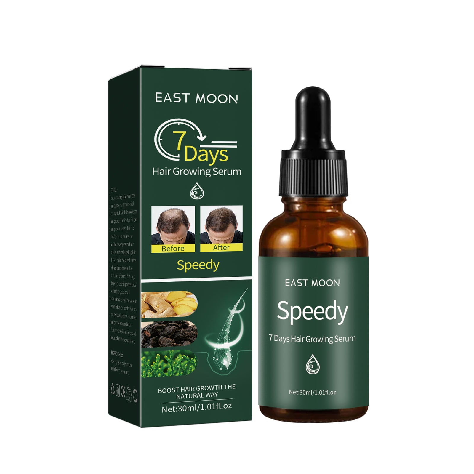 7-Day Hair Essence, Accelerate Hair Growth, Nourish Scalp, Hair Regrowth Treatment ,30ml