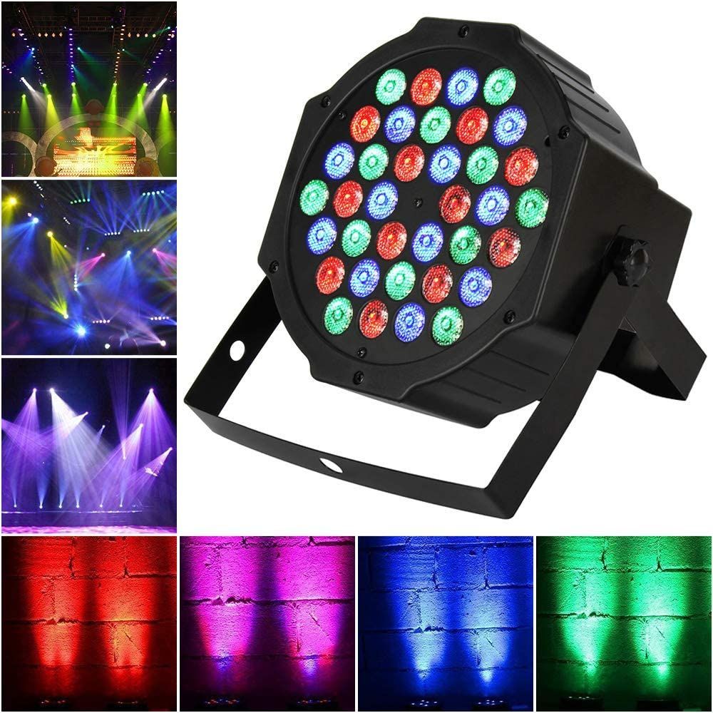 36W 36LEDs Projector Stage Light Sound Activated RGB Dye Beam Lamp