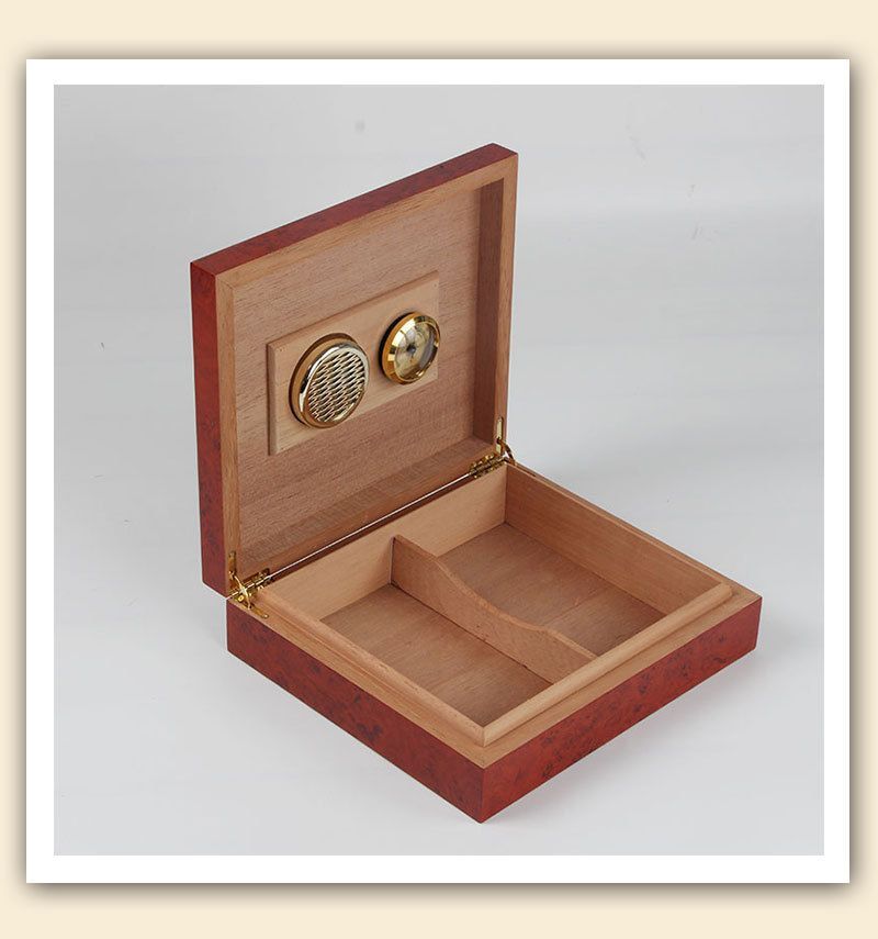 Cedar Humidor Wooden Cigar Storage Box With Humidifier Gel Smoking Accessories