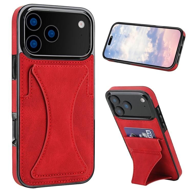 For iPhone 18 Pro Max / iPhone 17 Pro Max Ultra-thin Shockproof Phone Protective Case with Holder