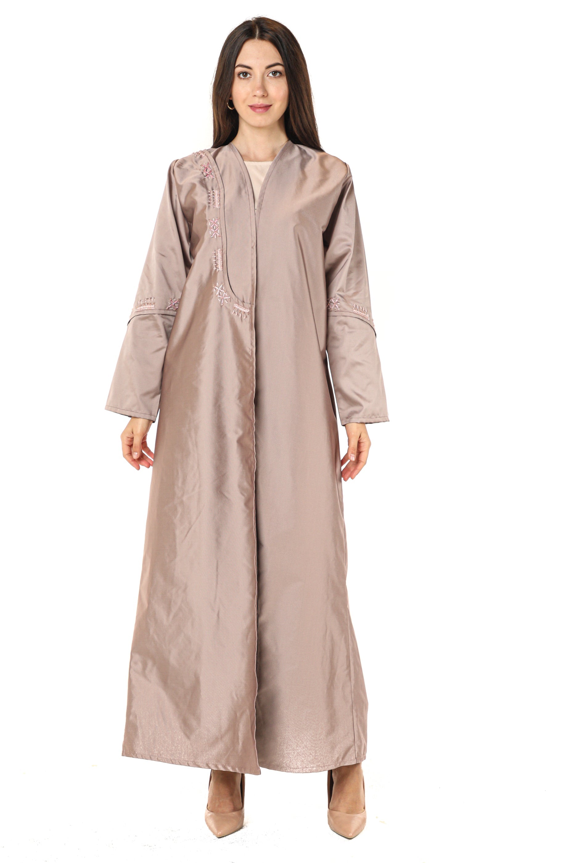 MOiSTREET Victoria Satin Abaya
