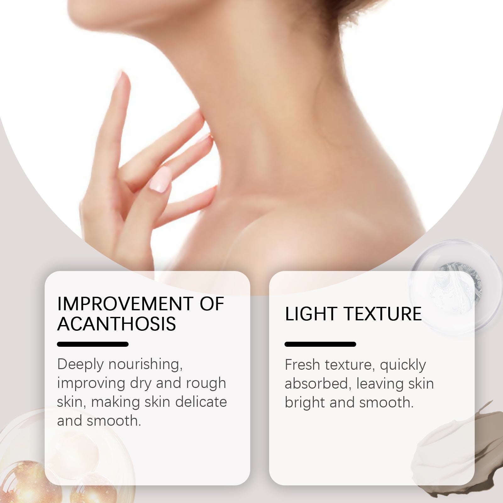Body Care Cream, Brightening & Repair, Dark Spot Removal, Daily Moisturizer ,30g