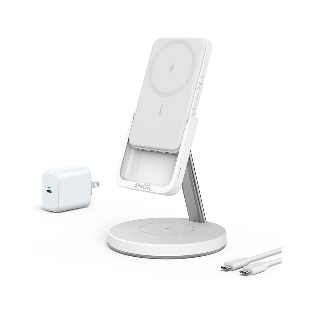 Anker 633 Magnetic Wireless Charger MagGo, White