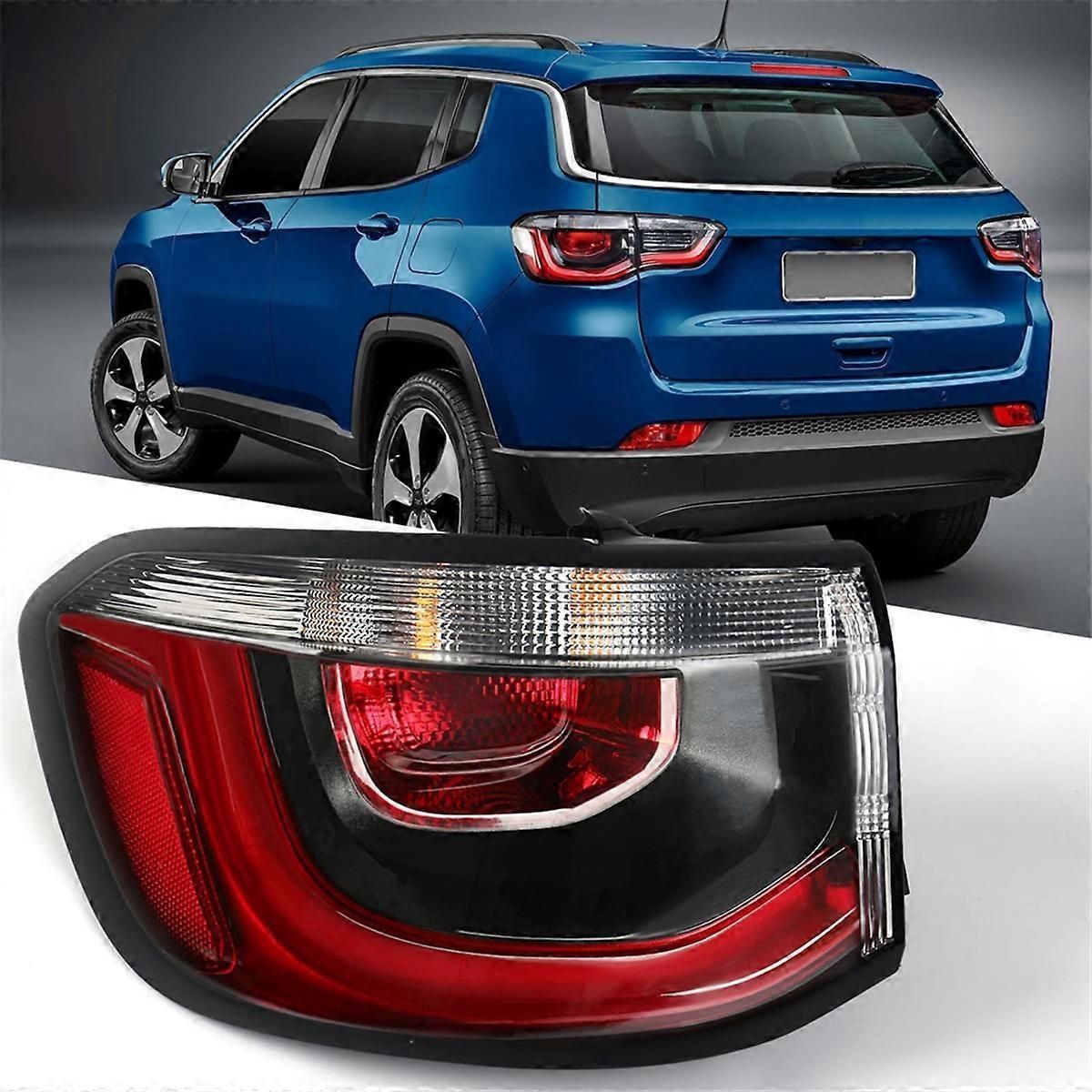 Left Outer Tail Light Assembly for 2017-2021 Jeep Compass Driver Side