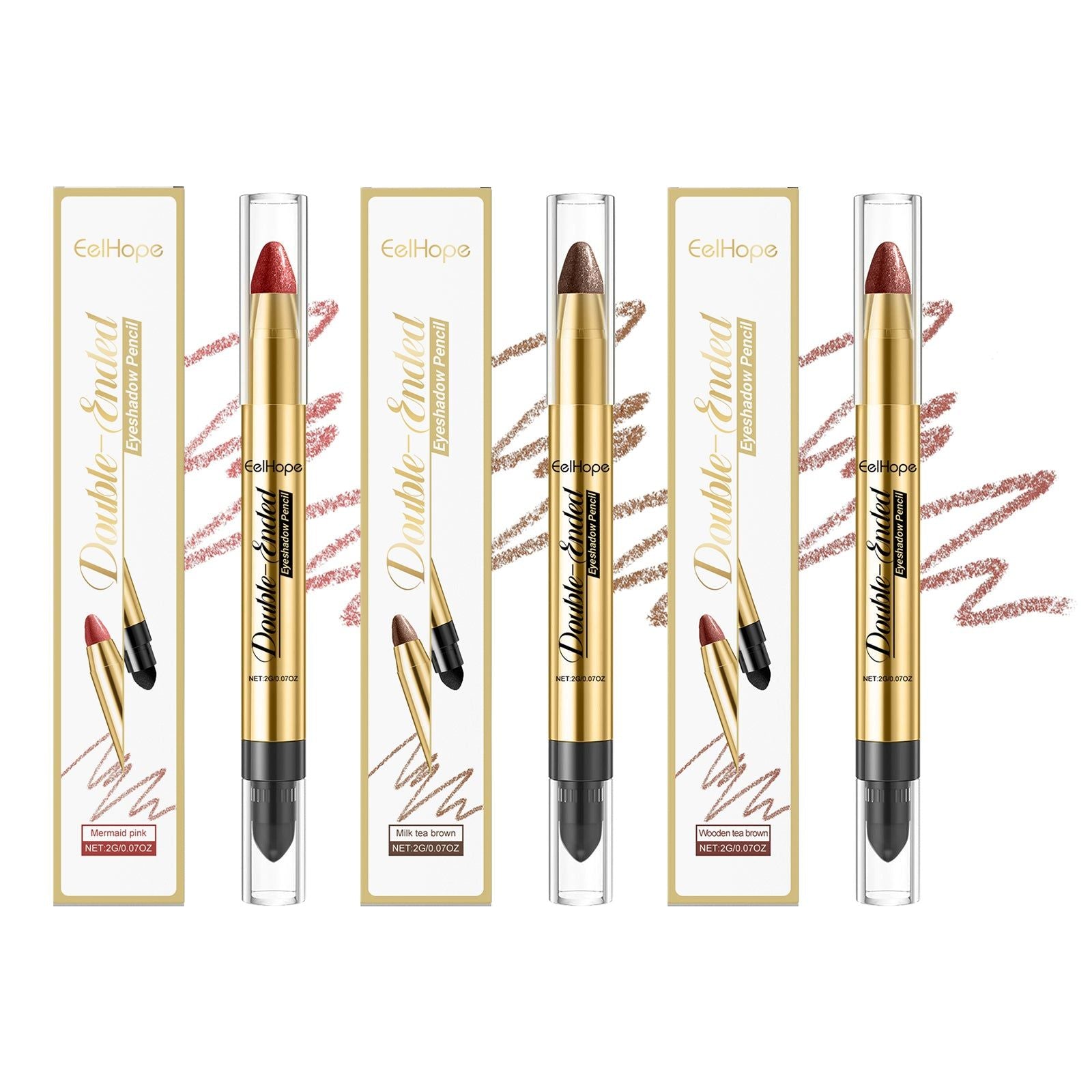 Dazzling Eyeshadow Stick, Face Makeup, Brighten Eyes, Sparkle & 3D Color ,2g