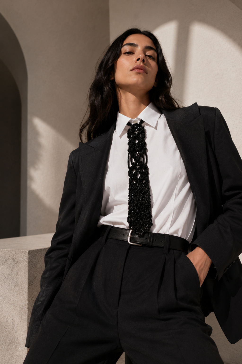 Knots by nada Knot a Tie - Black