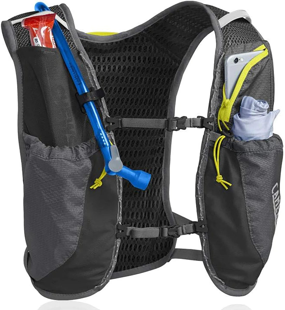 Camelbak Circuit Vest 50oz Hydration Running Vest – Graphite/Sulphur Spring