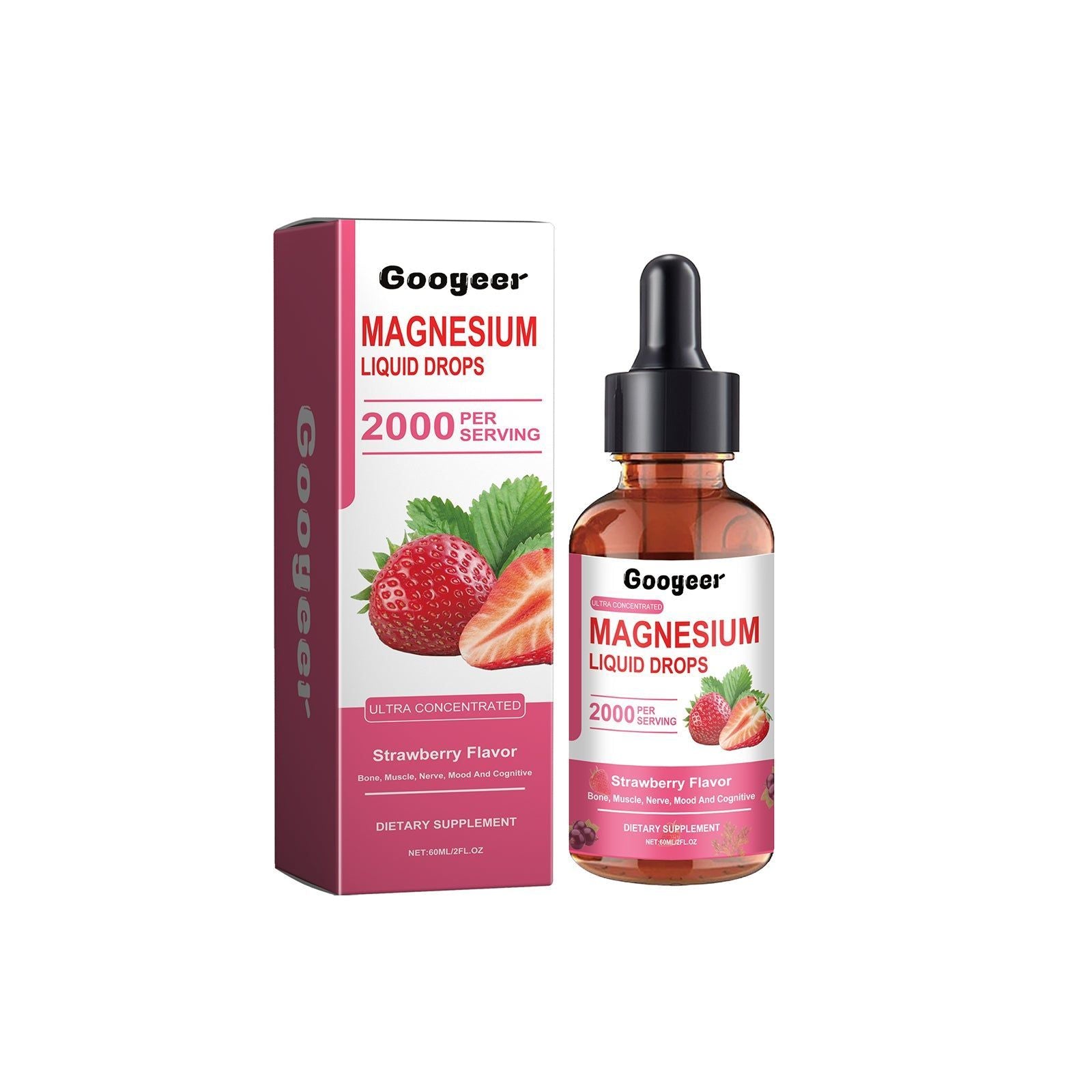 Boost Your Body Care with Magnesium Drops, Relieve Stress, Fatigue, and Discomfort ,60ml