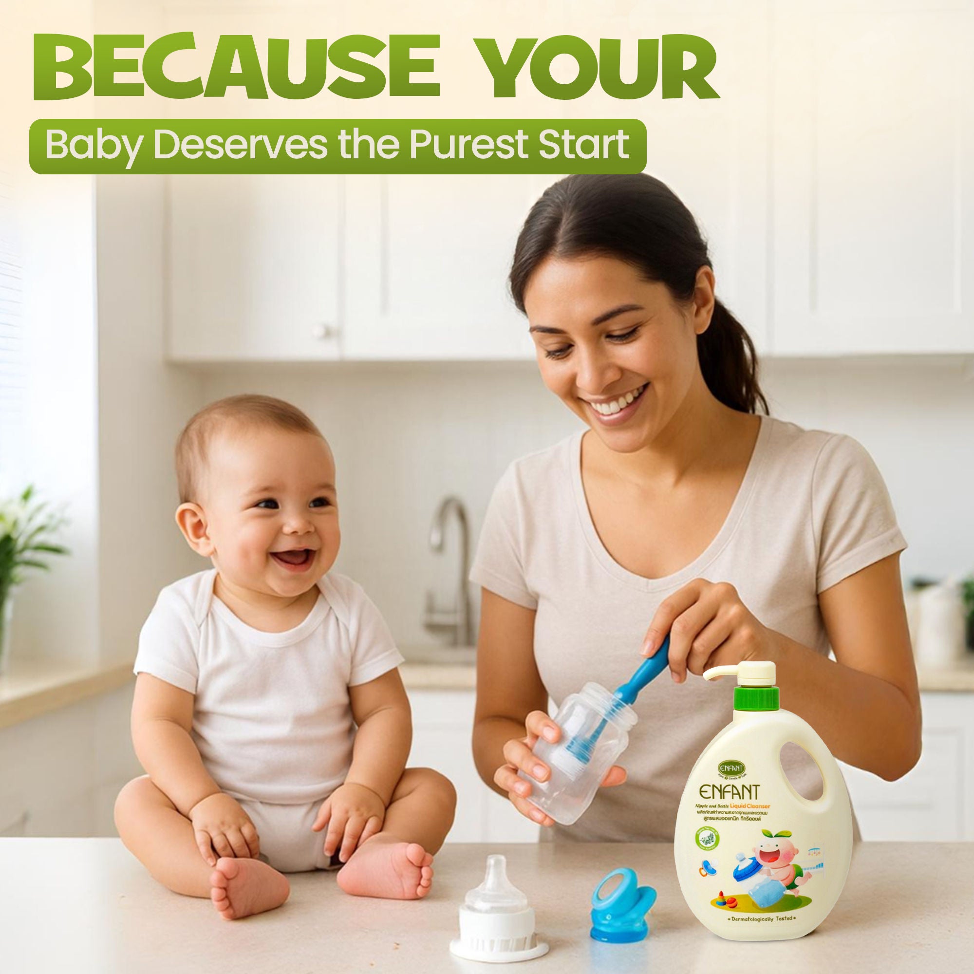 ENFANT Organic Nipple & Bottle Liquid Cleaner