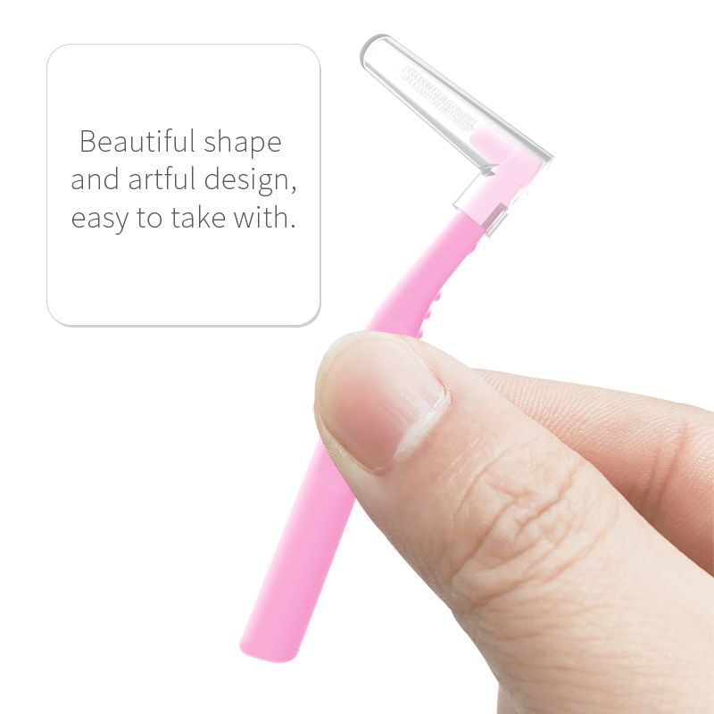 L Shape Interdental Brush Orthodontic Toothbrush Kit Oral Hygiene Dental Flosser Cleaning Tool