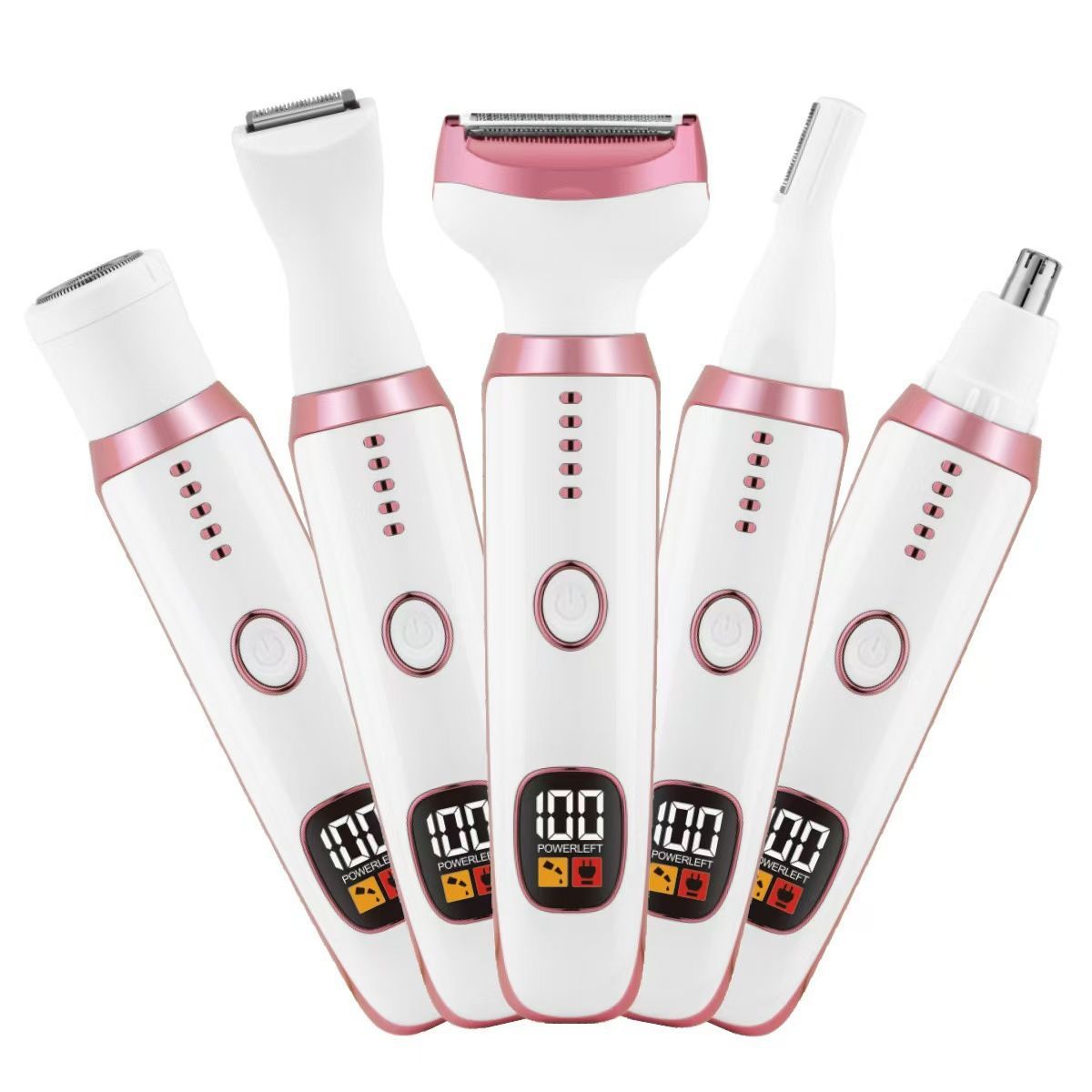 5-in-1 Women's Hair Trimmer Grooming Kit