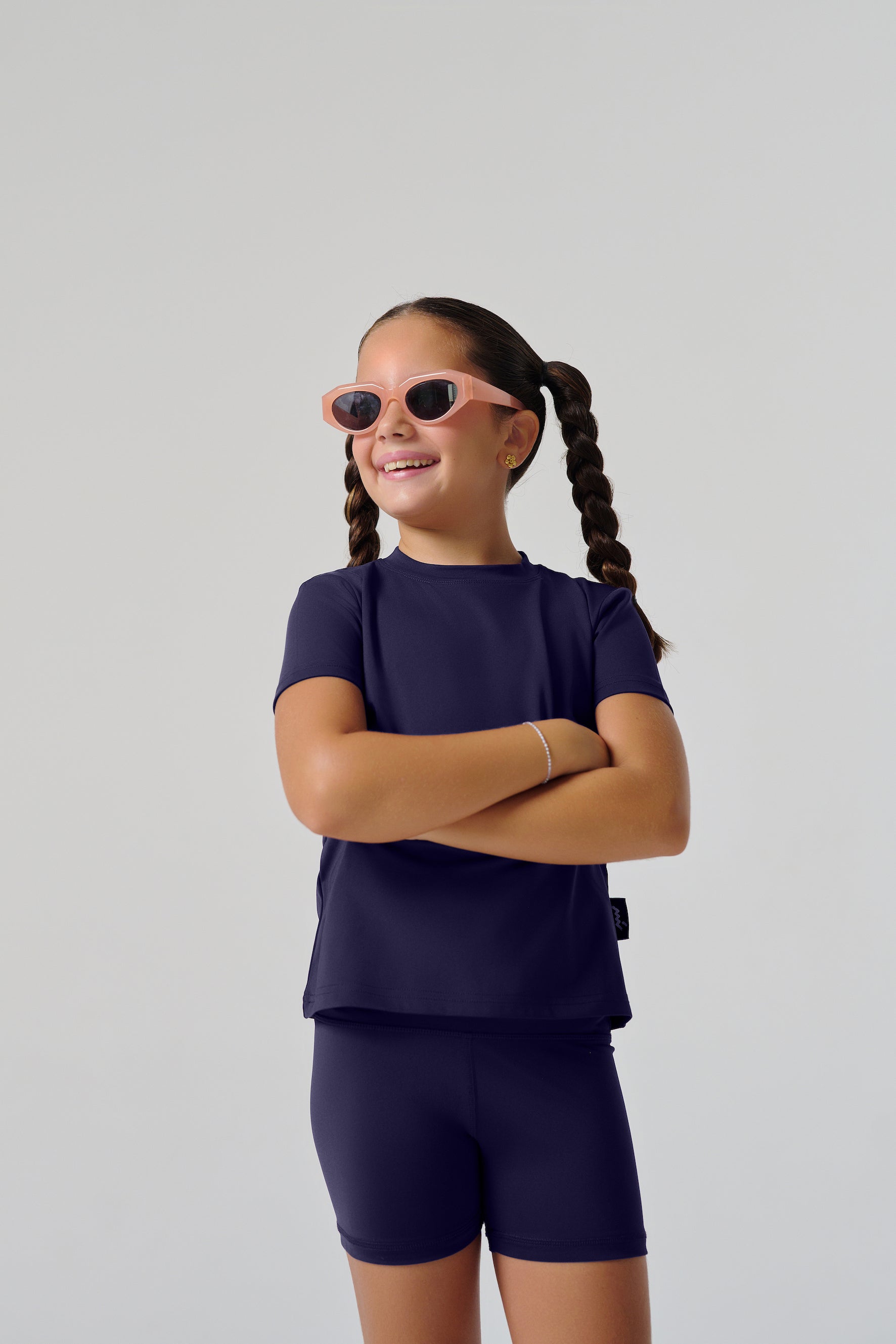 شورتات ركوب الدراجات "MULU Classic" للأطفال - أزرق داكن