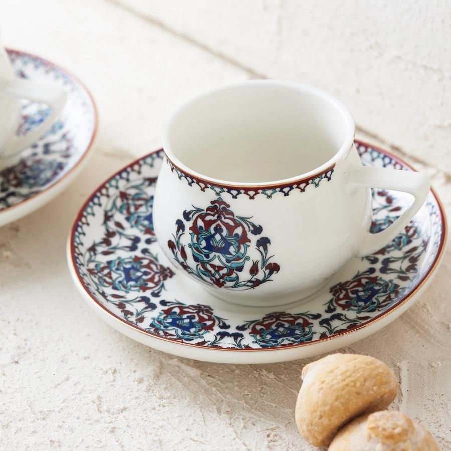 Turkish Coffee Cup Set for 2 people 100 ml