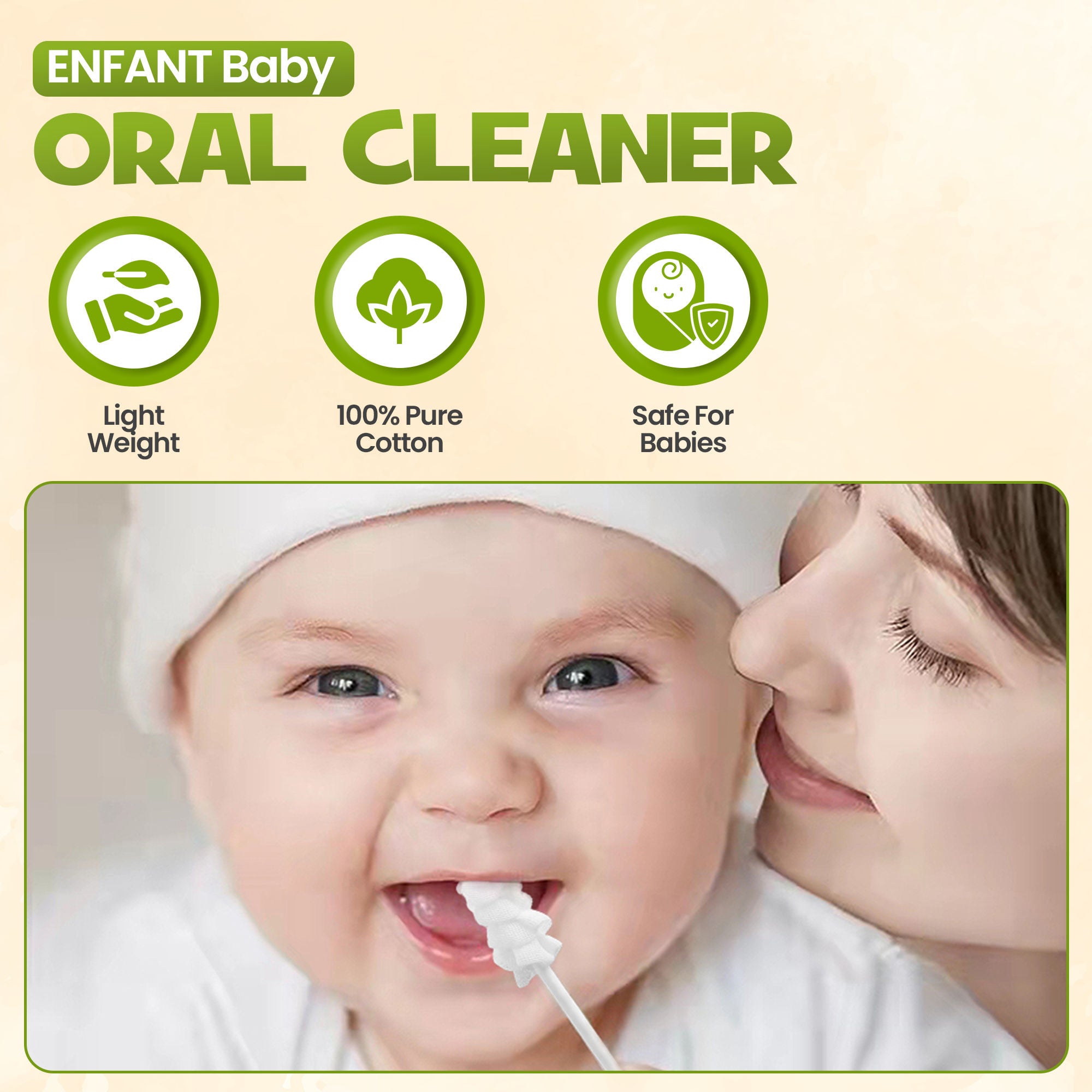 ENFANT Guaze Baby Teeth Cleaner