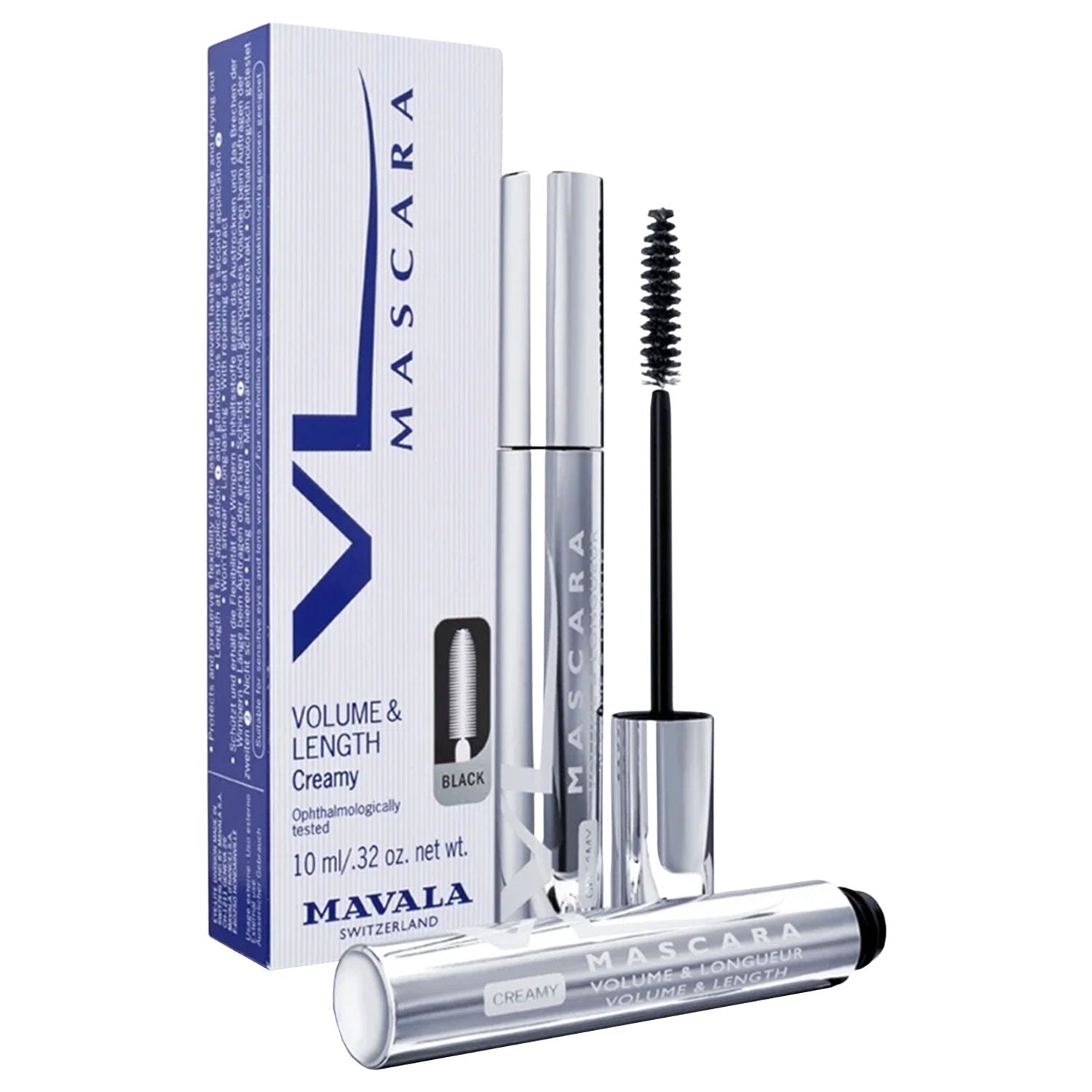 Mavala Mascara Volume & Length Creamy Black, 10ml