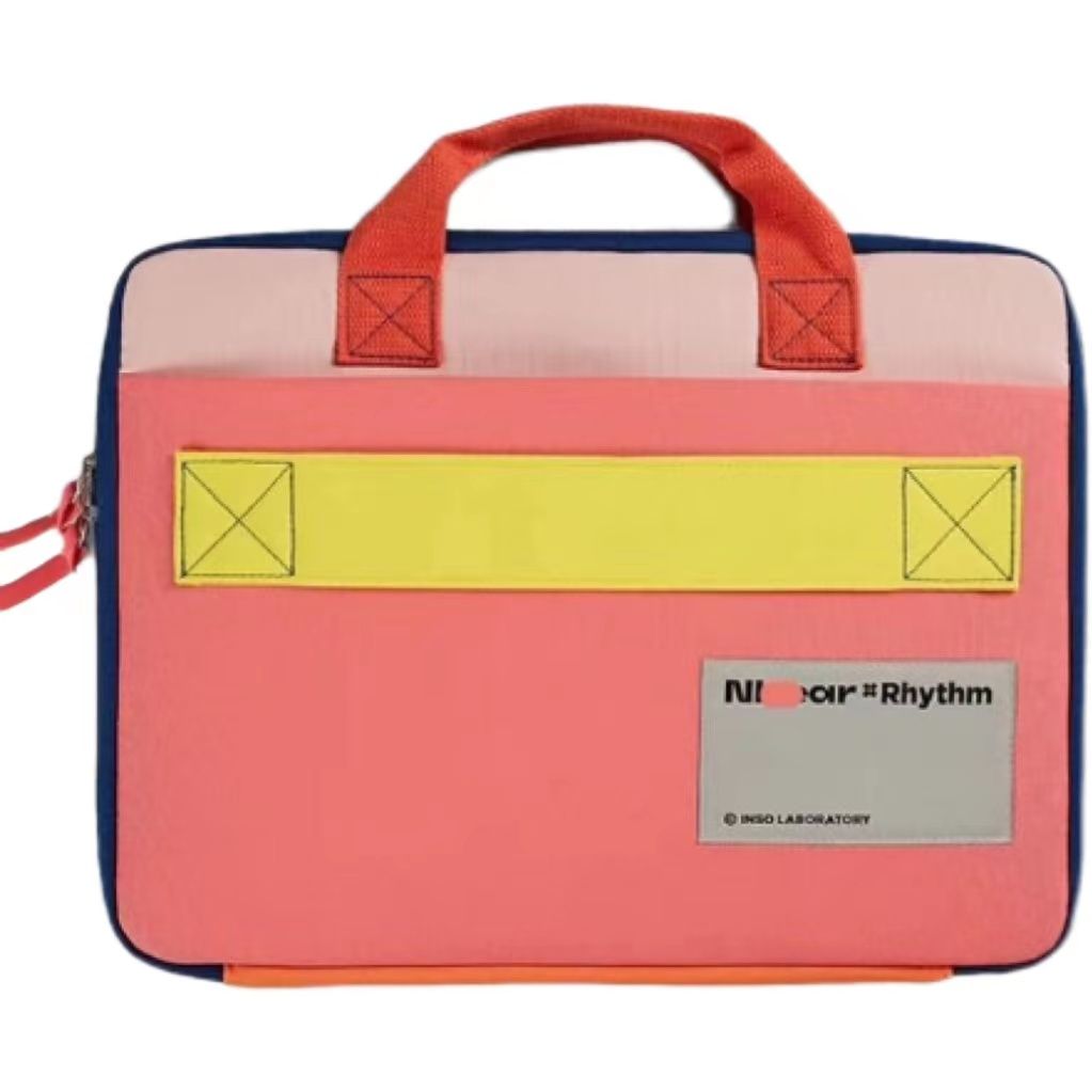 Laptop Sleeve Colorblock Laptop Protective Bag Briefcase For Business Travel