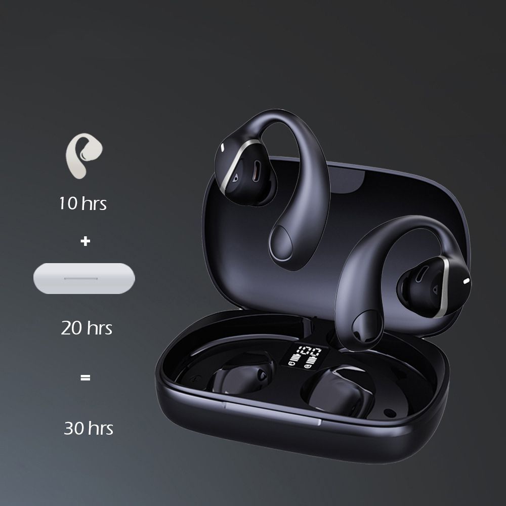Bone Conduction Earbuds Waterproof Bluetooth Earphones With Mic For Sport Workout