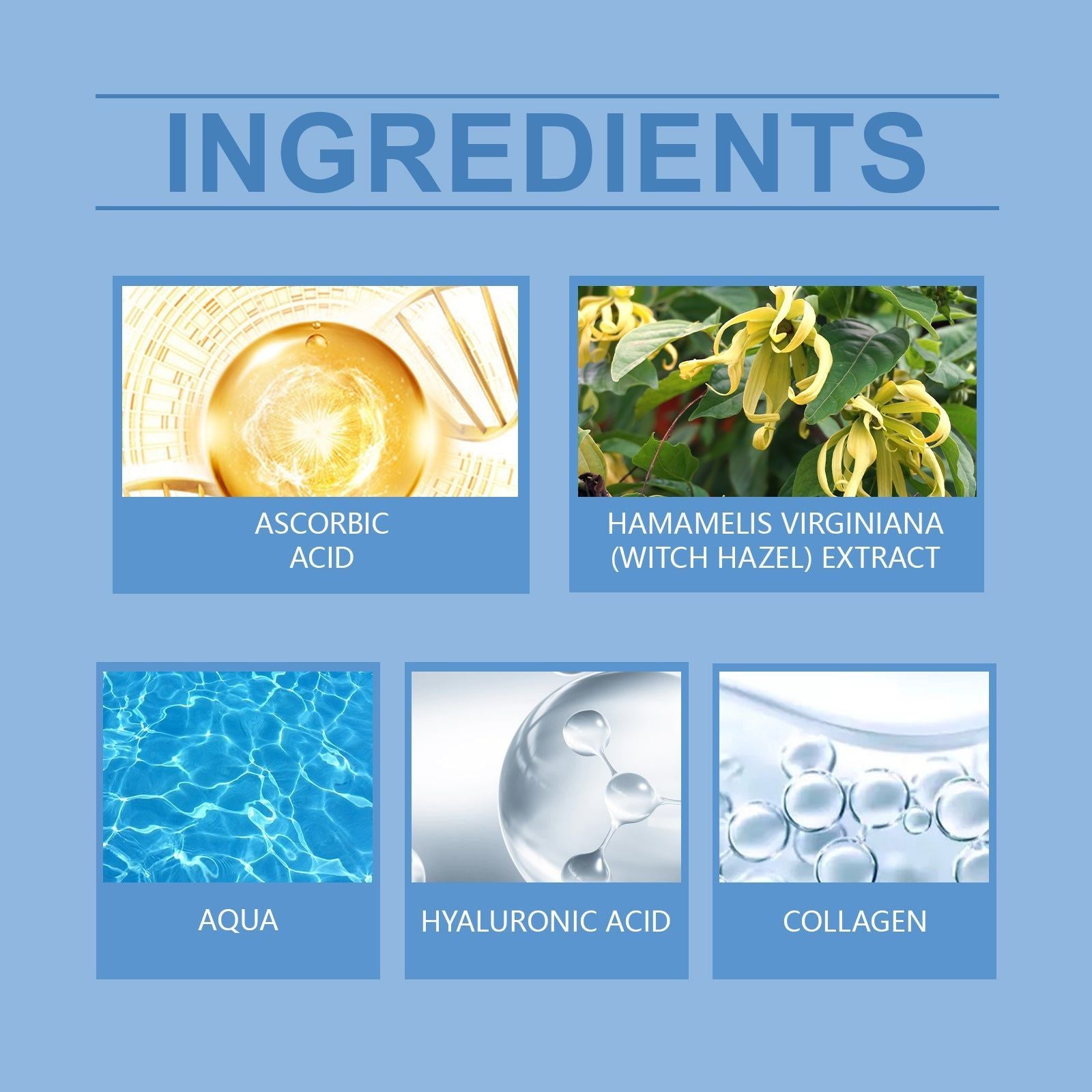 Revitalize Skin with Collagen & Hyaluronic Acid, Anti-Aging Facial Care, Brightening & Hydrating Essence ,30ml