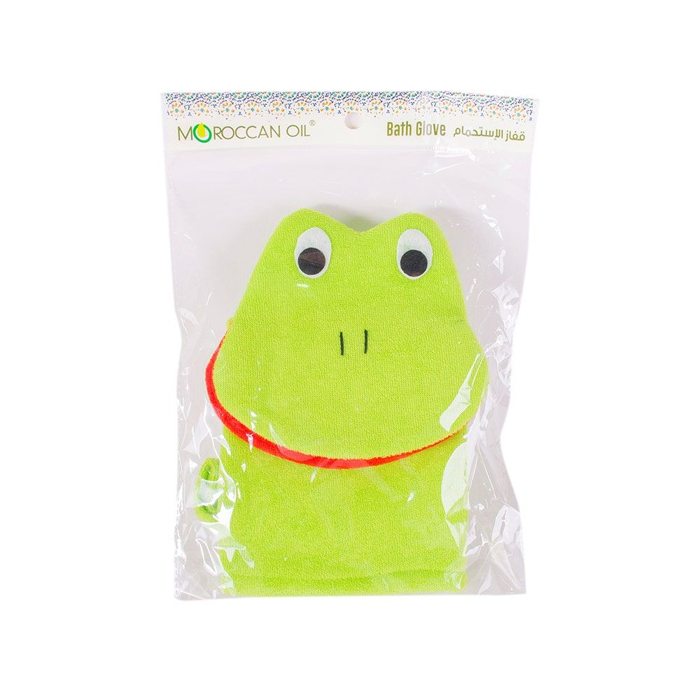 Moroccan Oil Animal Design Bath Glove, Green Frog, Dh20032539
