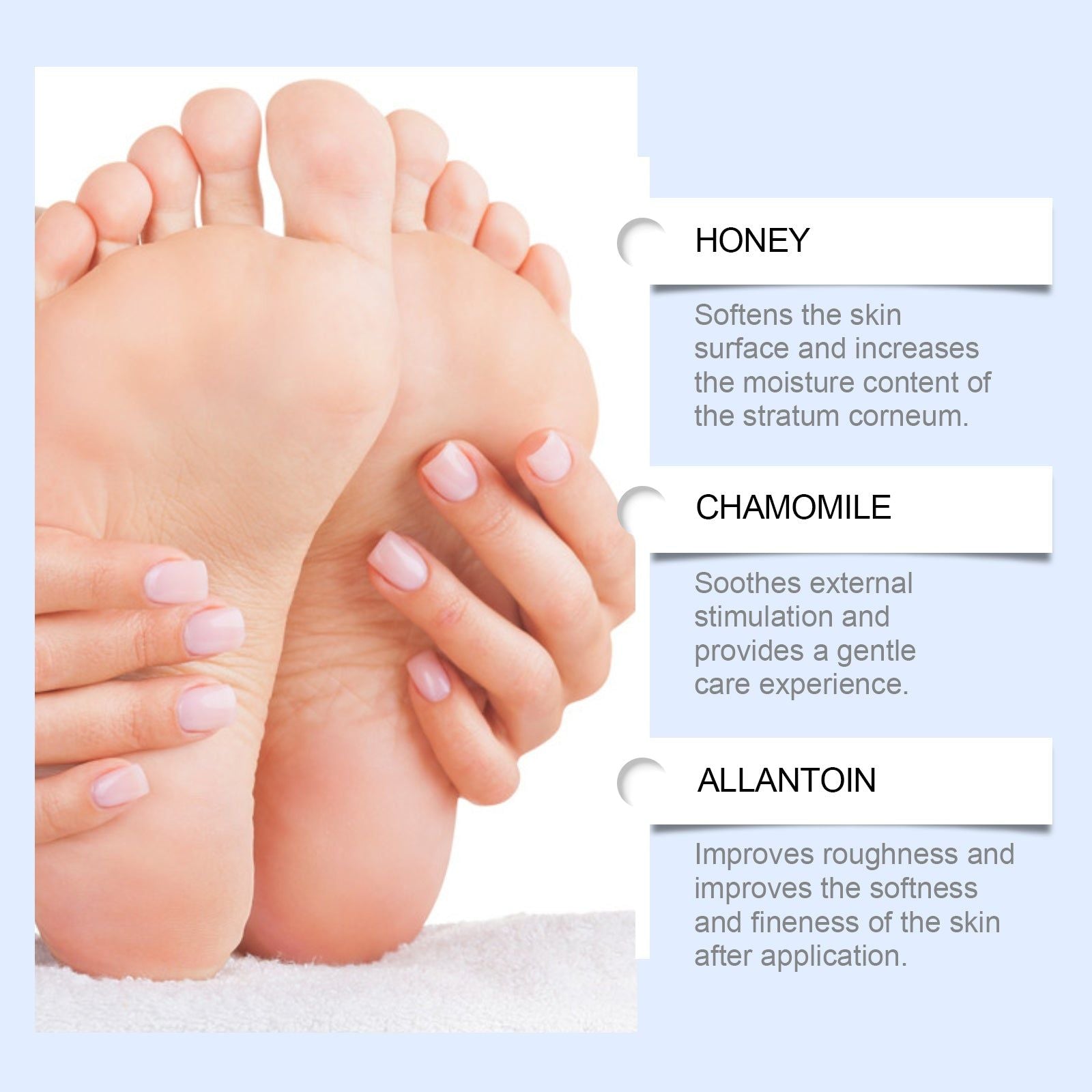 Body Skin Care Cream, Nourishing, Gentle, Moisturizing, Elasticity, Natural Honey, Chamomile ,20g