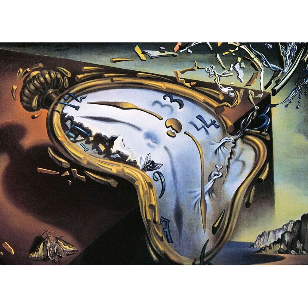 Soft Watch At Moment Of First Explosion By Salvador Dali 1000 Pieces Puzzle
