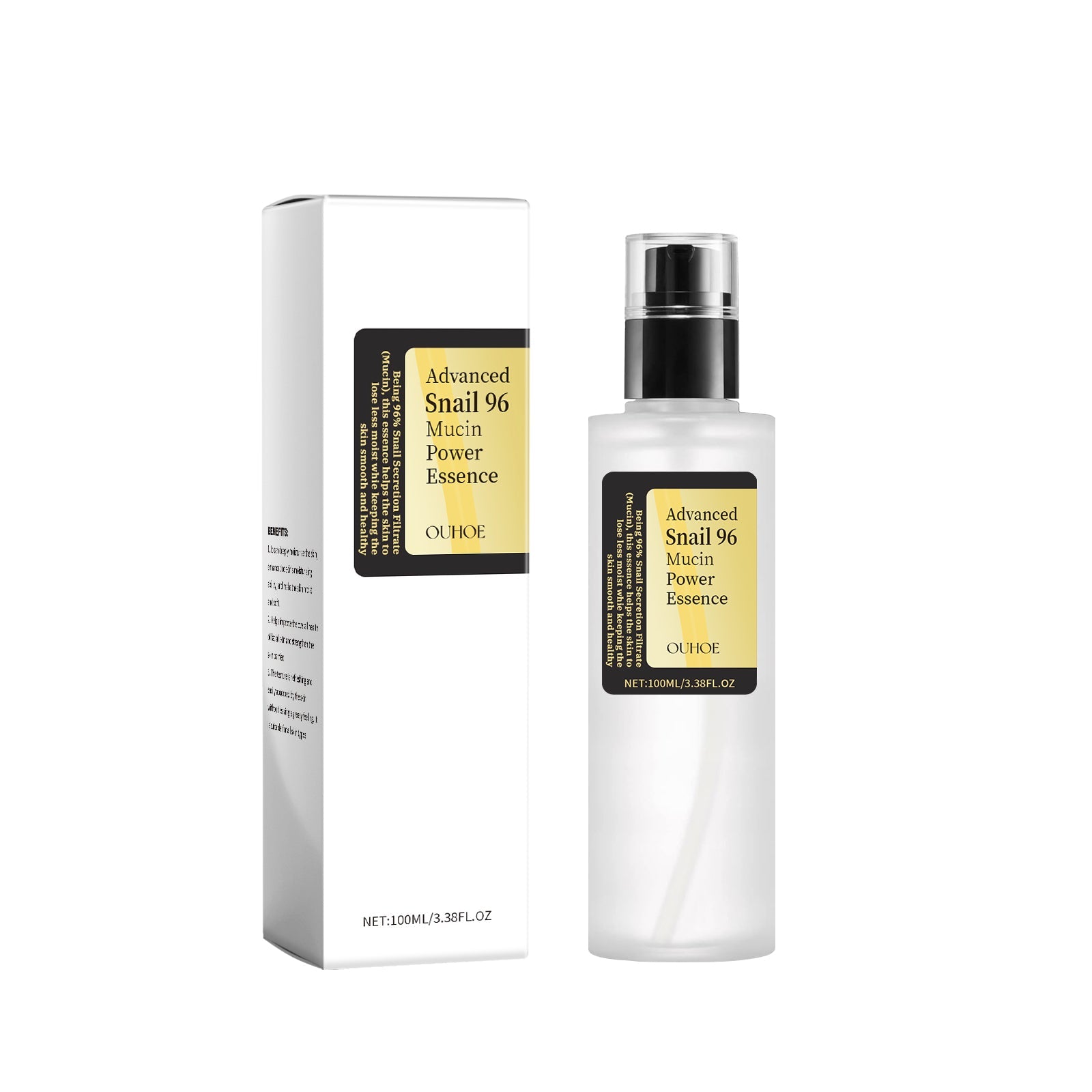 Snail Face Essence, Hydrating Moisturizer for Glowing Skin, Nourishing Facial Care ,100ml