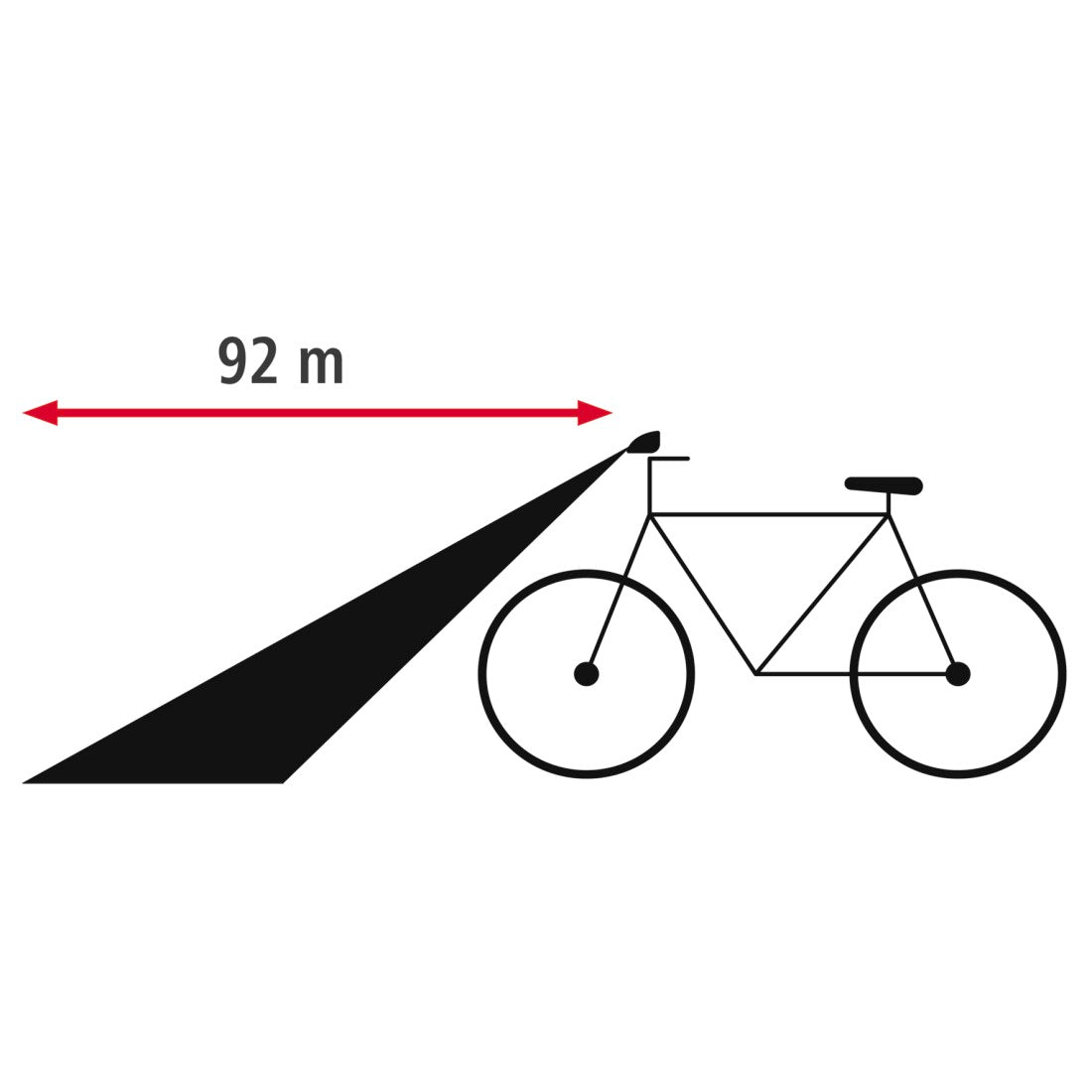 HAMA 178106 "Pro" Bike Front Light, with 1 LED