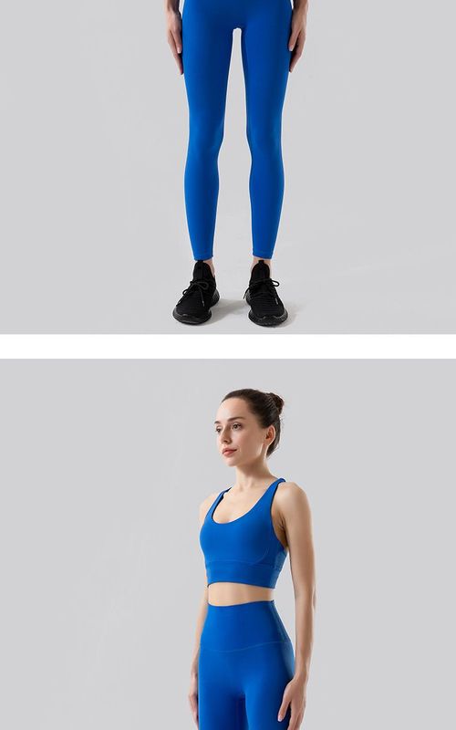 Sports Bra Women Wireless Cross Back Nylon Yoga Bra Shockproof Running Bra