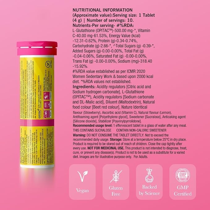 Chicnutrix Glow Strawberry & Lemon 10