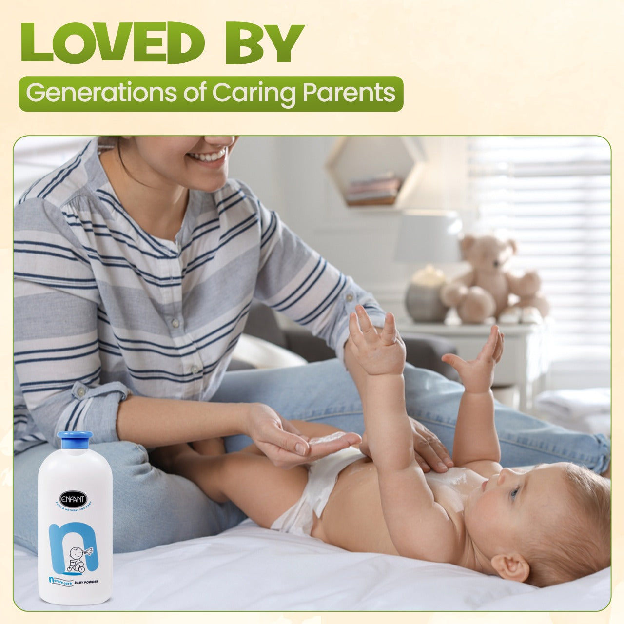 ENFANT Organic Baby Powder Natural Care