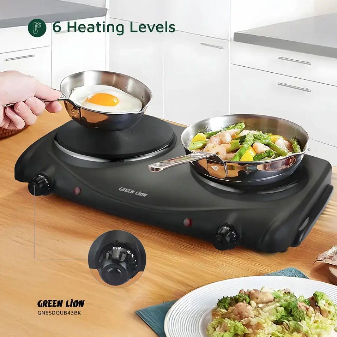 Green Lion Electric Stove, Black