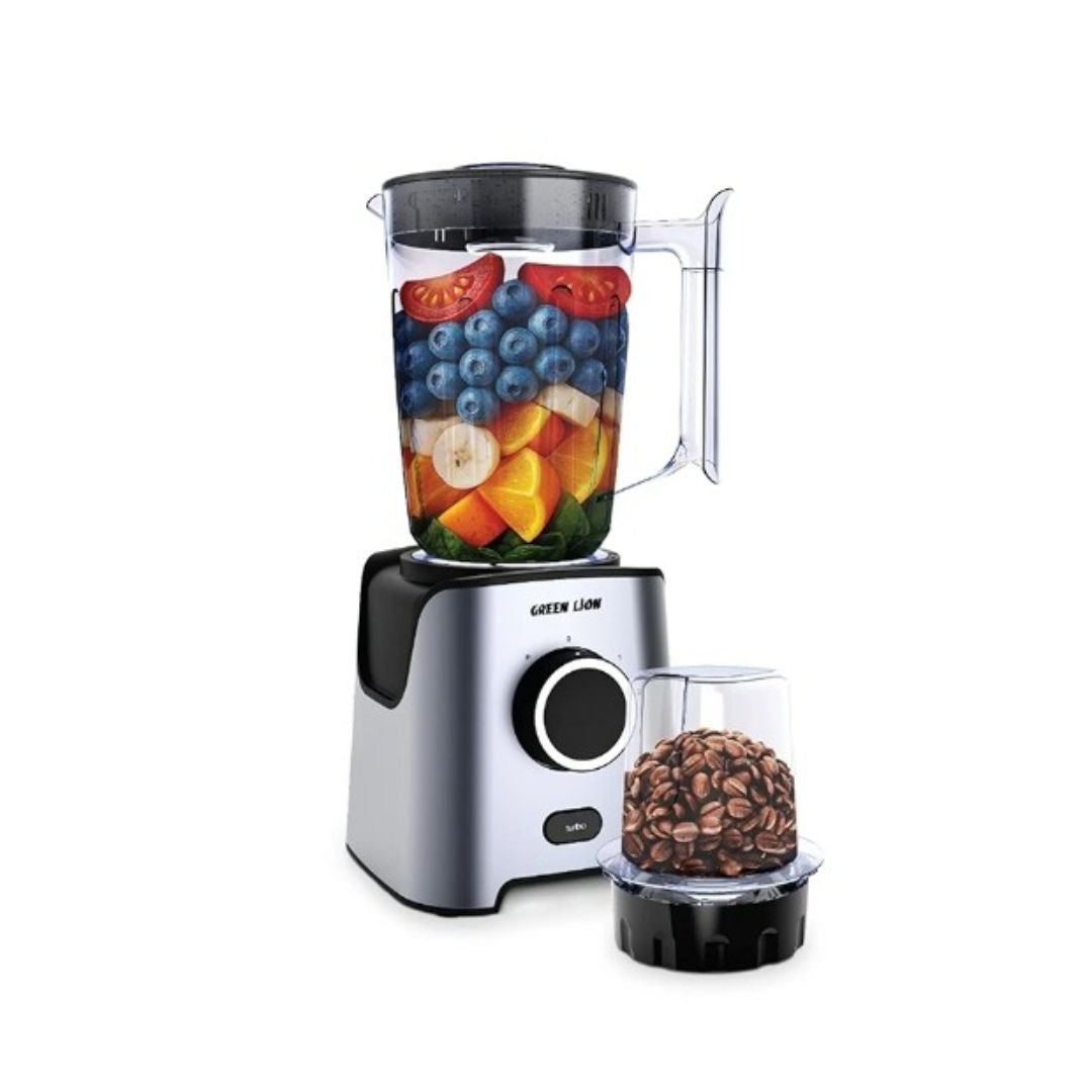 Green Lion Jet Blend Pro Juice Blender 650W, High-Performance Portable Blender, Gray