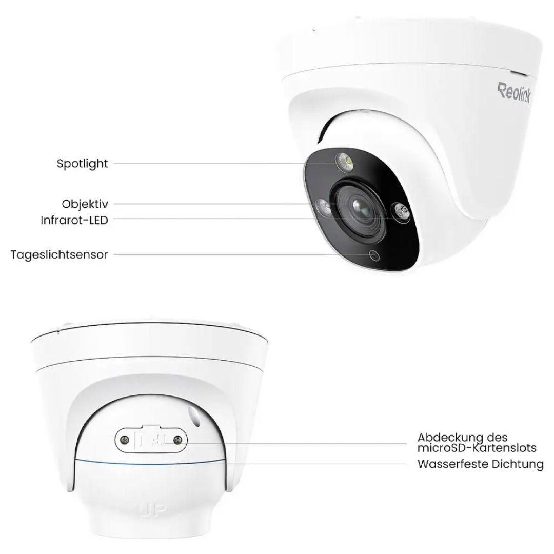 Reolink 12MP PoE Security Camera - Ultra HD, AI Detection, IP67, PC1224AD6K01
