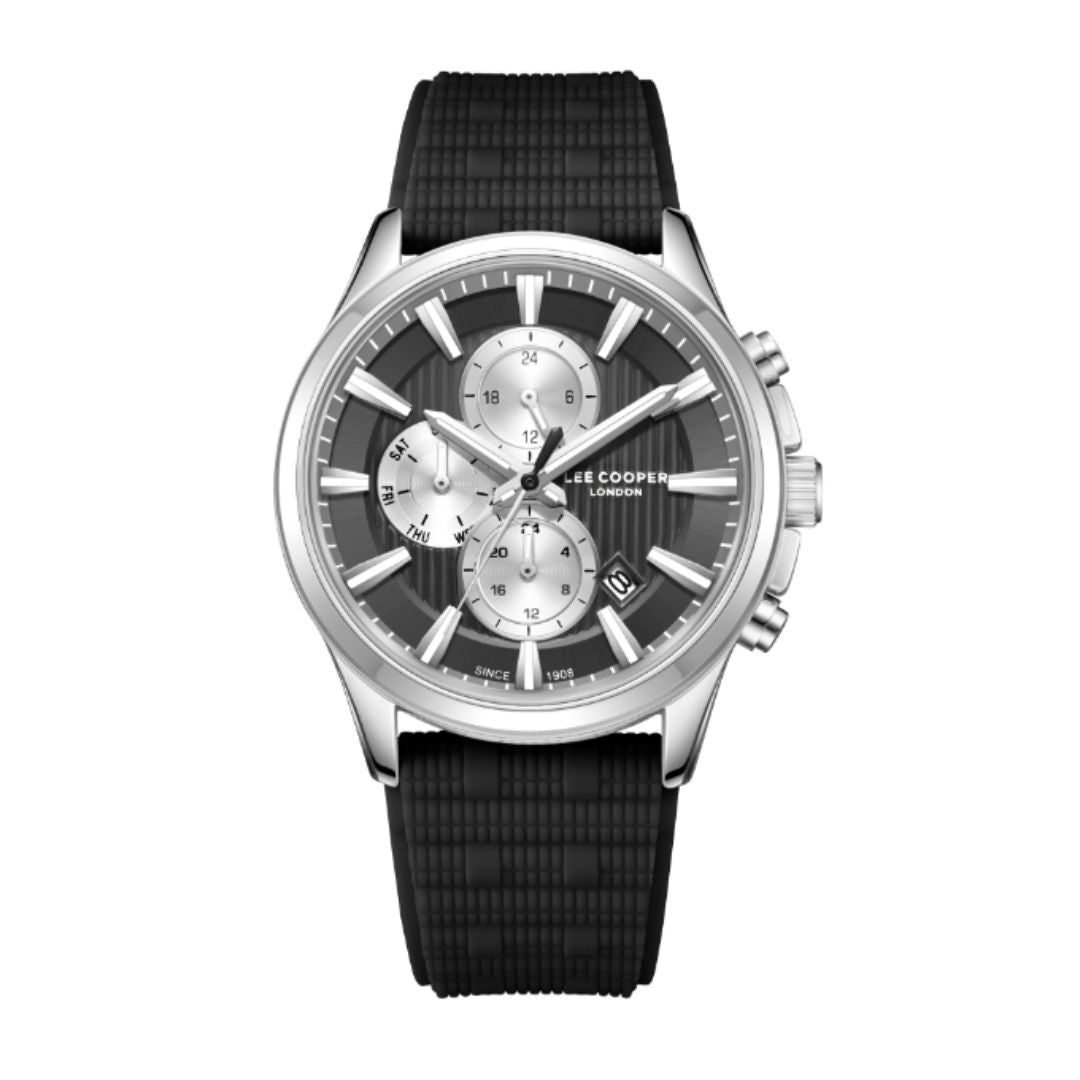 Lee Cooper Mens Multi Function Grey Dial Watch, Lc08183.361