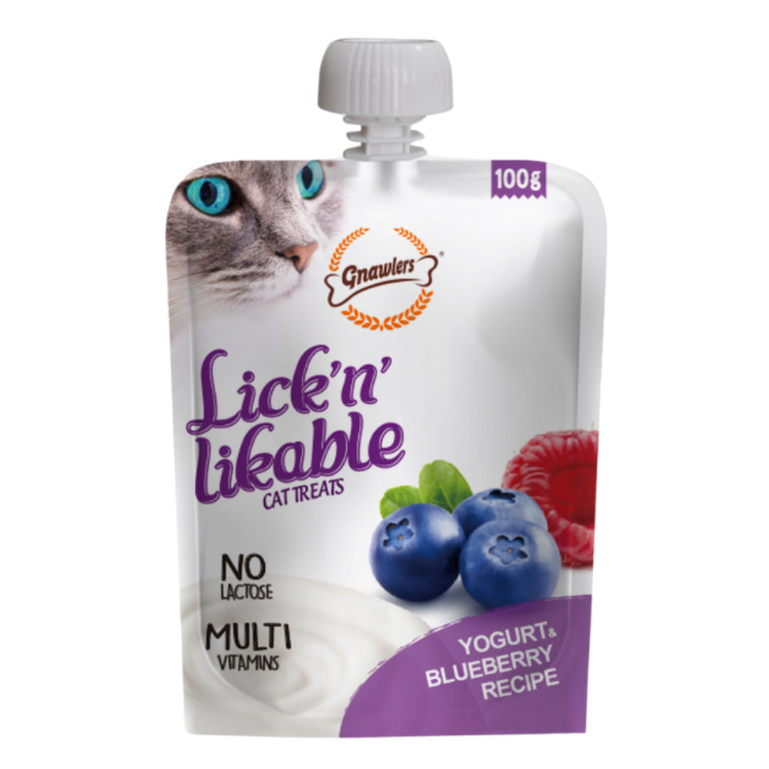 Gnawlers Lick 'n' Lickable Cat Treats, 100gm