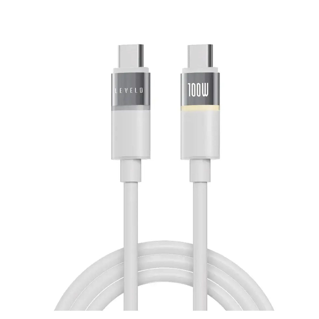 Levelo Luno Type C to Type C Cable, 1m, PD 100W