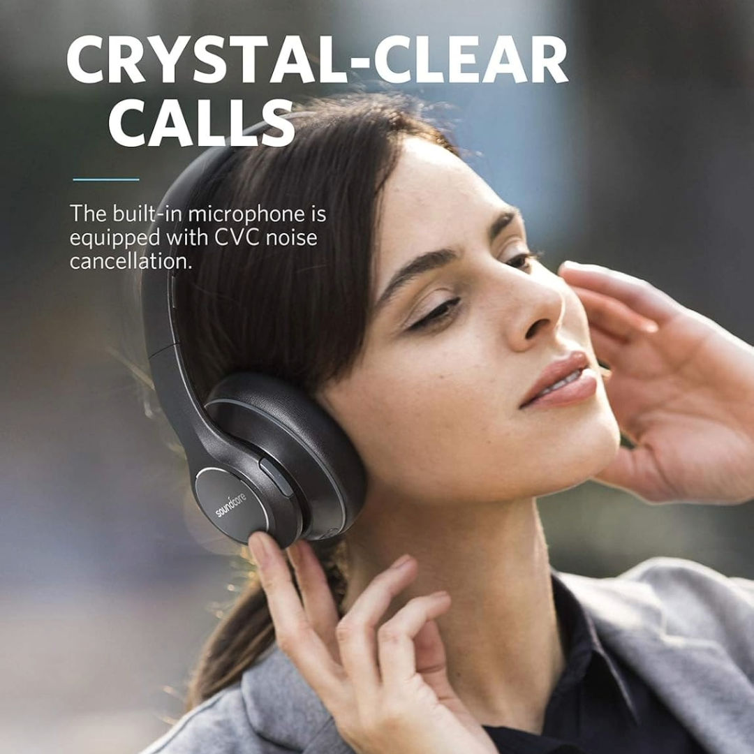 Anker A3031H11 Soundcore Vortex Over-Ear Wireless Headset, Black