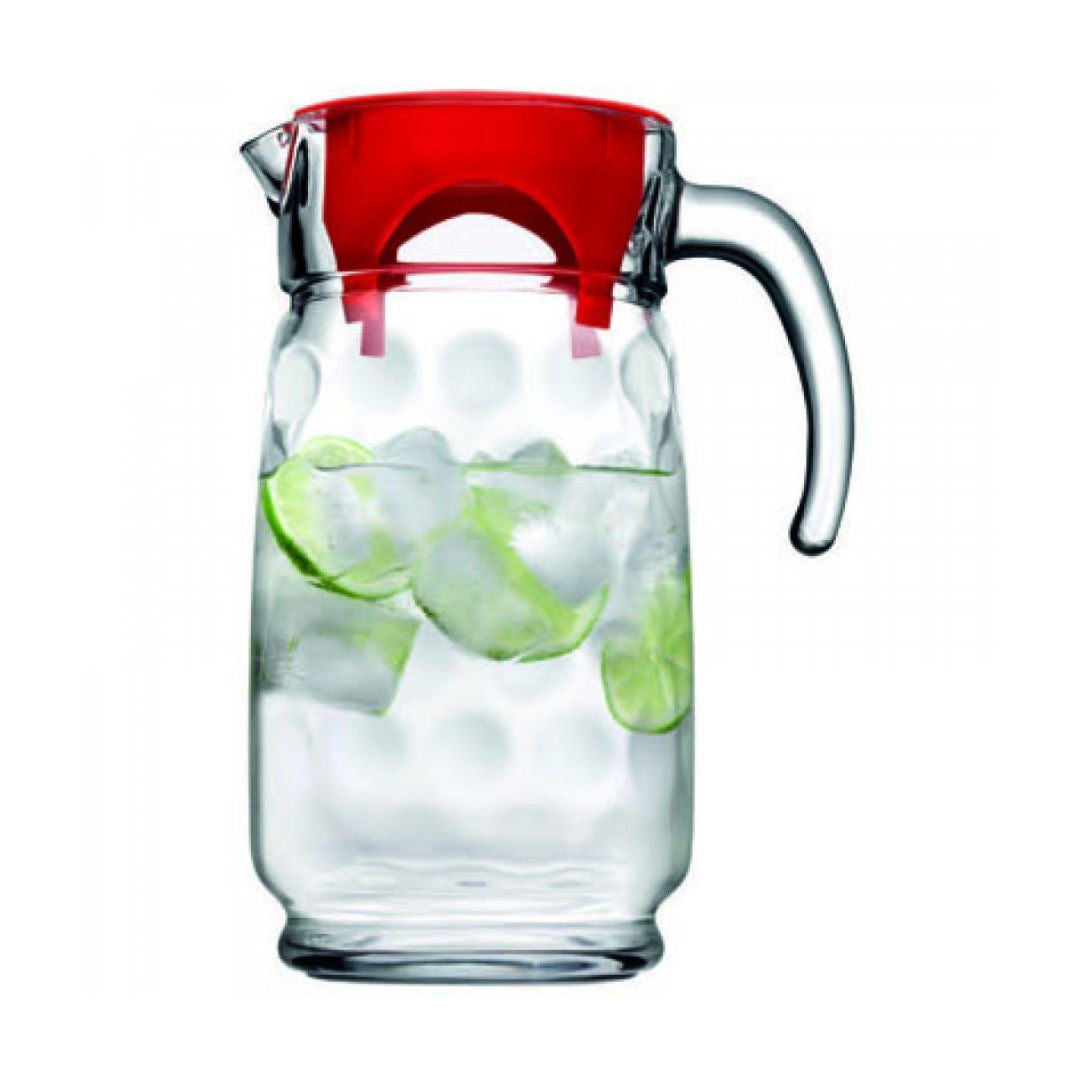 Pasabahce Jug With Red Cover
