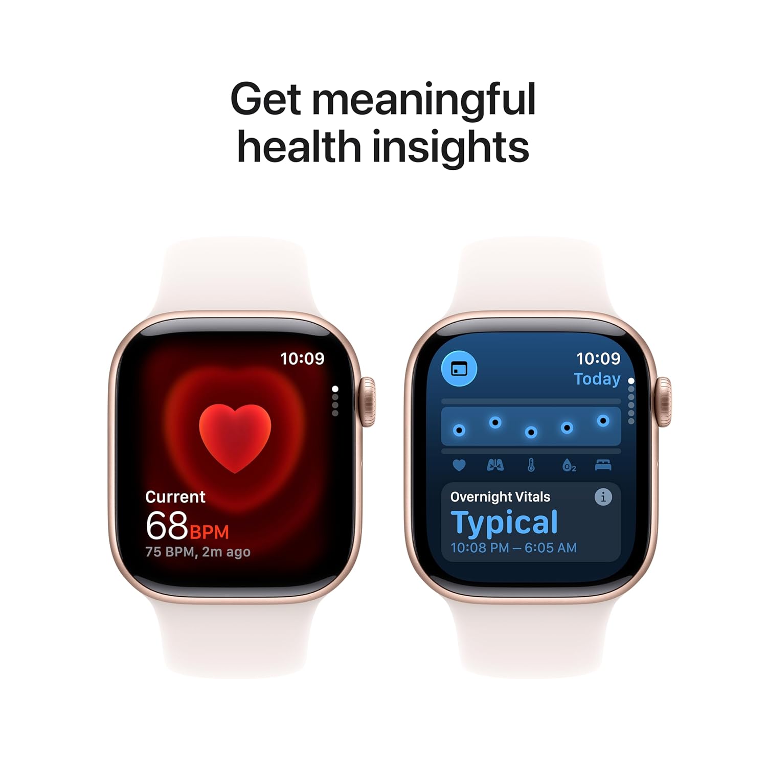 Apple Watch Series 11 Aluminium Case with Sport Band - 42mm, GPS, Rose Gold Aluminium Case