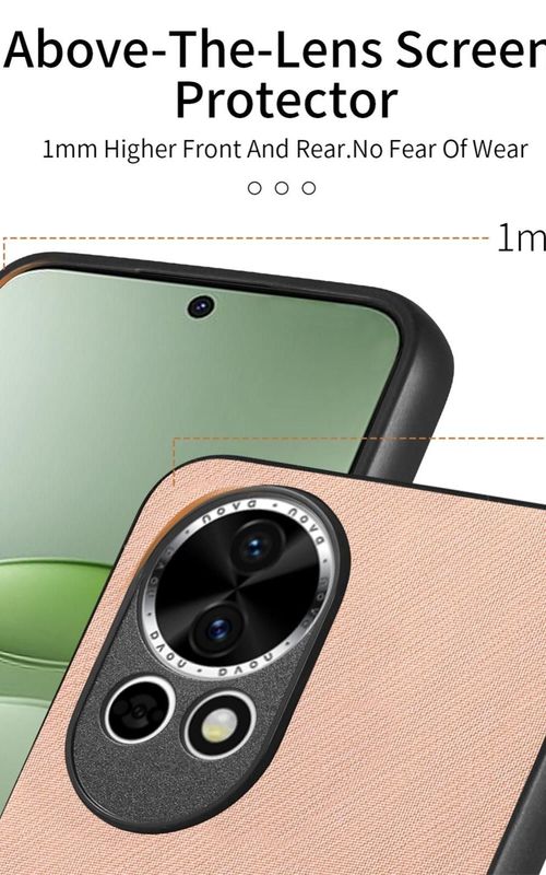 Twill Fabric Leather Phone Case For Huawei nova 13